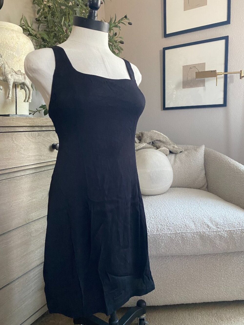 Third Form | Black Lace Up Mini Dress Australian Style
